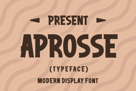 Aprosse: A Modern Display Font That Elevates Any Design