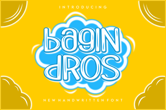 Bagindros: A Bouncy, Modern Display Font That Makes Designs Pop