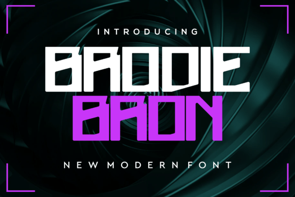 Brodie Bron: A Modern Display Font for Diverse Design Needs