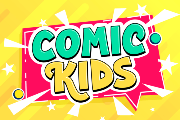 Comic Kids: A Bold Font for Creative Expression