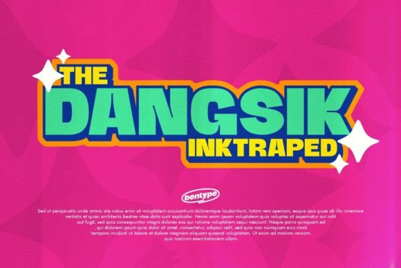 Dangsik: A Bold Statement in Modern Typography