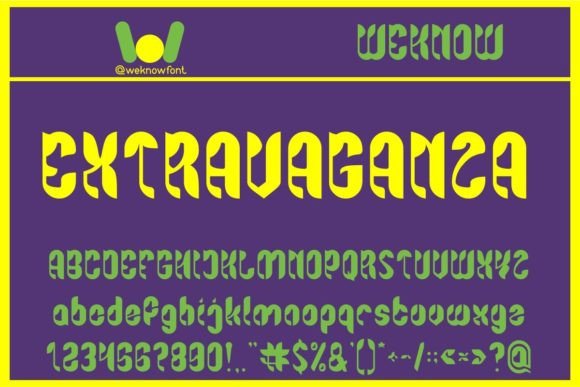 Extravaganza: A Bold and Stylish Font for Every Project