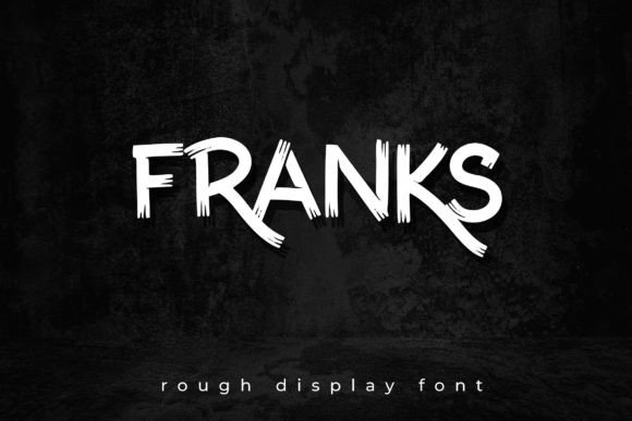 Franks: A Handwritten Display Font for Modern Creativity