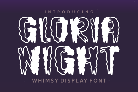 Gloria Night: A Spooky and Fun Font for Halloween Projects