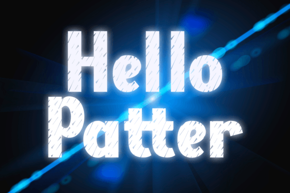 Hello Patter: A Dynamic Font That Elevates Visual Communication