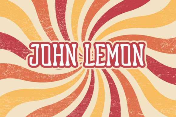 John Lemon: A Vintage-Style Display Font for Retro Designs