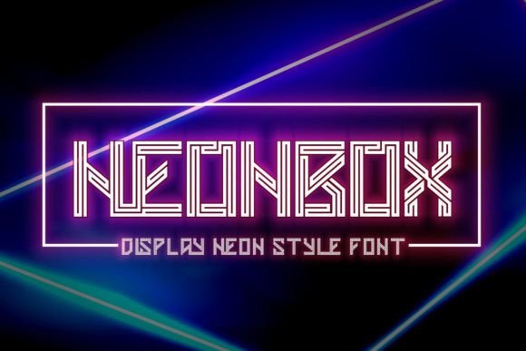 Neonbox: Bold, Futuristic Typography