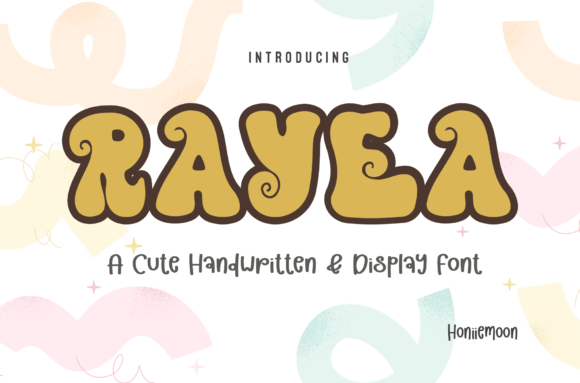 Ravea: A Bold, Colorful Display Font