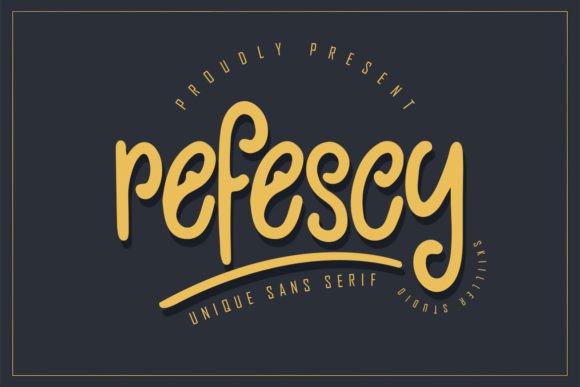Refescy: A Whimsical Font for Creative Projects