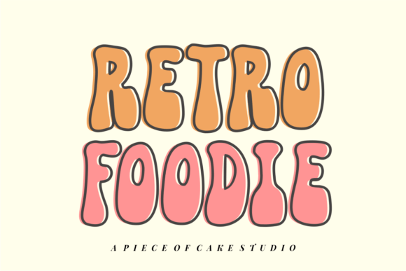 Retro Foodie: A Groovy Font for Every Creative Project