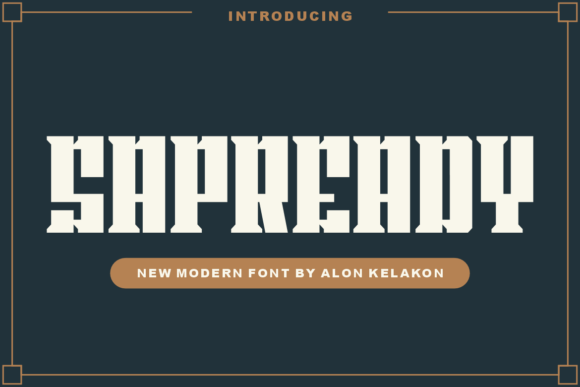 Sapready: The Modern Display Font That Elevates Every Project