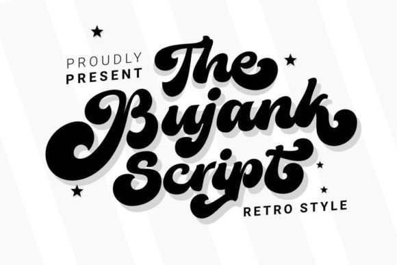 The Bujank Script: A Friendly and Versatile Display Font for Modern Design