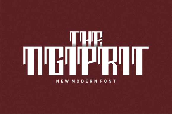 The Ngiprit: A Modern Display Font That Elevates Any Project
