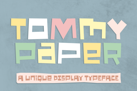 Tommy Paper: A Fun and Cool Display Font for Kid-Friendly Designs